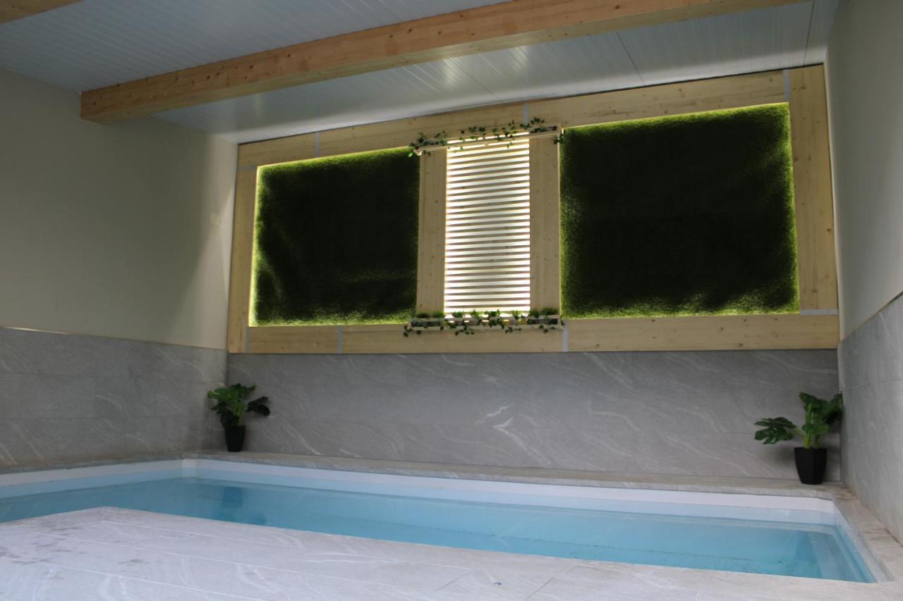 Can Musiquem Amb Piscina Лес-Планес-д’Остолес Экстерьер фото